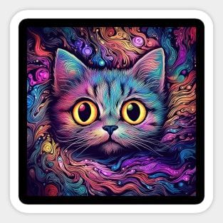 Galactic Kitty Sticker